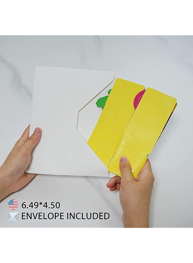 إيروريكس بطاقة تهنئة ثلاثية الأبعاد من الورود الحمراء المنبثقة للنساء والزوجة والابنة والجدة وعيد الأم وعيد الحب مع مسحوق الذهب - Image 4