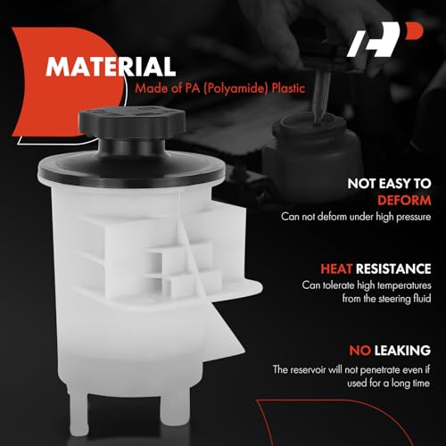 A-Premium خزان/تانك زيت التوجيه المعزز A-Premium مع غطاء متوافق مع فورد F-150 2004-2008، إكسبيديشن 2002-2006 ولينكولن مارك LT 2006-2008 - Image 2