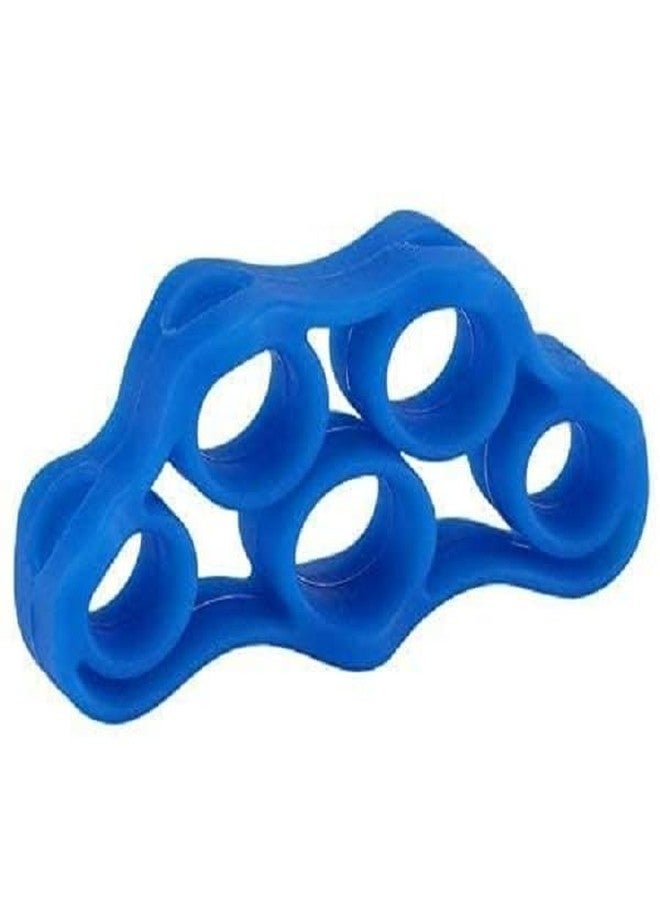 IRIS Silicone Hand Trainer Finger Strength Training Resistance Band Finger Pull Ring Hand Stretcher Grip Strength Trainer Finger Exerciser for Promoting Blood Circulation - Image 1