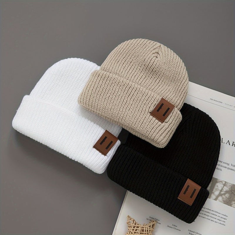 Knit Newborn Baby Hat Winter Spring Beanie Cap for 6-12M Girls Boys Infant Accessories - Image 1