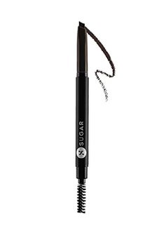 Arch Arrival Brow Definer 04 Felix Onyx (Dark Blackish Brown Brow Definer) Smudge Proof Water Proof Eyebrow Pencil With Spoolie Lasts Up To 12 Hours