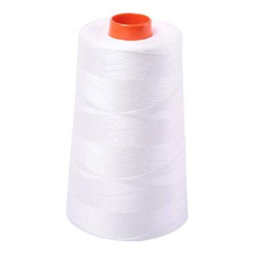 Aurifil خيط أوريفيل 2021 50 وزن 100% قطن، 6,452 ياردة مخروط أبيض طبيعي (4667) - Image 2