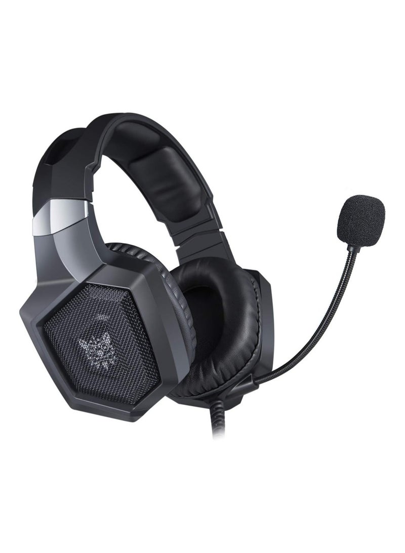 ELTRAZONE K8 Portable Anti-noise Super Bass Stereo Headphones Laptop Computer Game Headset with Microphone Stretchable Headband  - Image 3