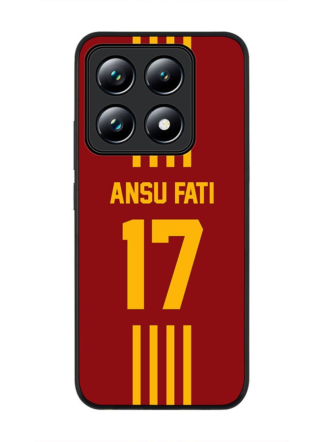 Stylizedd For Xiaomi 14T pro Case,Slim fit Camera Protection, Shockproof Thin Phone cover - Football - Spain , Ansu Fati - Image 1