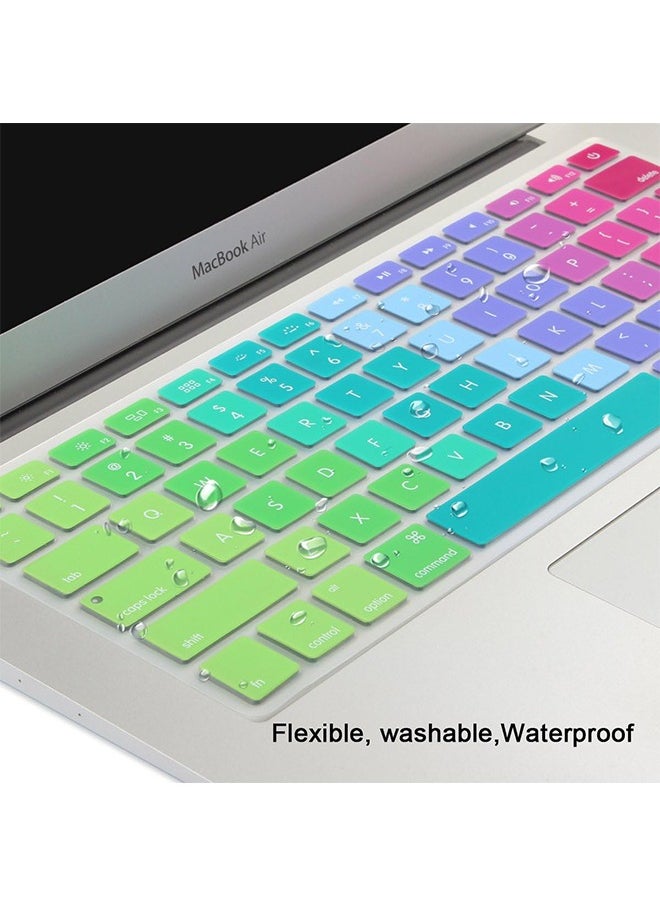 Beyond - Silicone Keyboard Cover, for Apple MacBook Pro/Air Retina 13/15-Inch US Specification, Computer Keyboard Accessories (Colorful) - Image 1