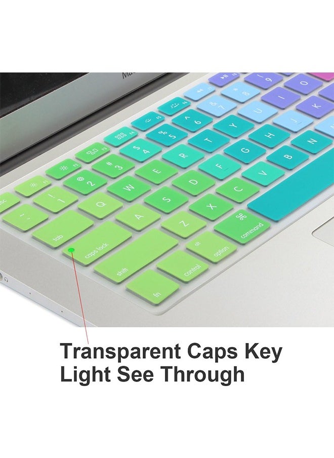 Beyond - Silicone Keyboard Cover, for Apple MacBook Pro/Air Retina 13/15-Inch US Specification, Computer Keyboard Accessories (Colorful) - Image 1