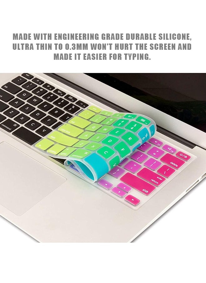 Beyond - Silicone Keyboard Cover, for Apple MacBook Pro/Air Retina 13/15-Inch US Specification, Computer Keyboard Accessories (Colorful) - Image 1