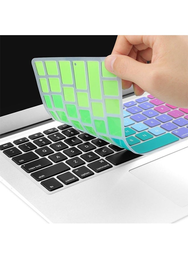Beyond - Silicone Keyboard Cover, for Apple MacBook Pro/Air Retina 13/15-Inch US Specification, Computer Keyboard Accessories (Colorful) - Image 1