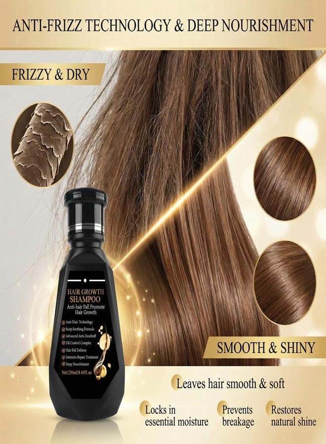 Grospe Hair Growth Shampoo with Ginger and Botin-Anti Hair Loss & Thinning Hair Treatment Thickening Regrowth Shampoo for Intensive Repair Oil Control Scalp Nourishment Men and Women, 8.45 Fl Oz - Image 3
