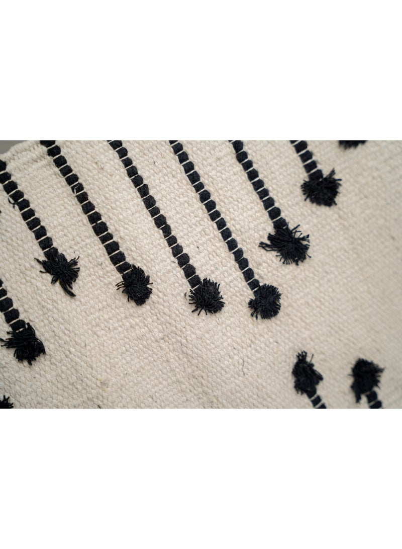 handmade cotton runner-140*40-off white - Image 2