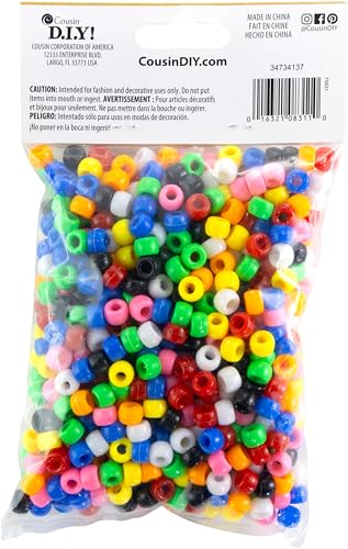 Cousin Fun Packs 700-Piece Rainbow Pony Beads - Image 3