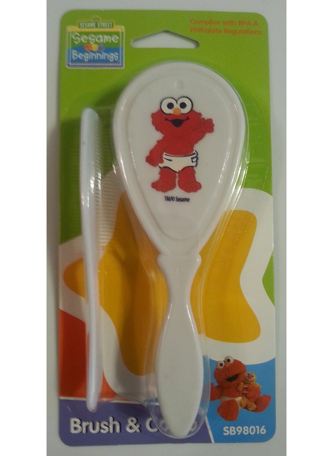 Sesame Street - Sesame Street Beginnings - Baby Elmo Brush & Comb - Image 1