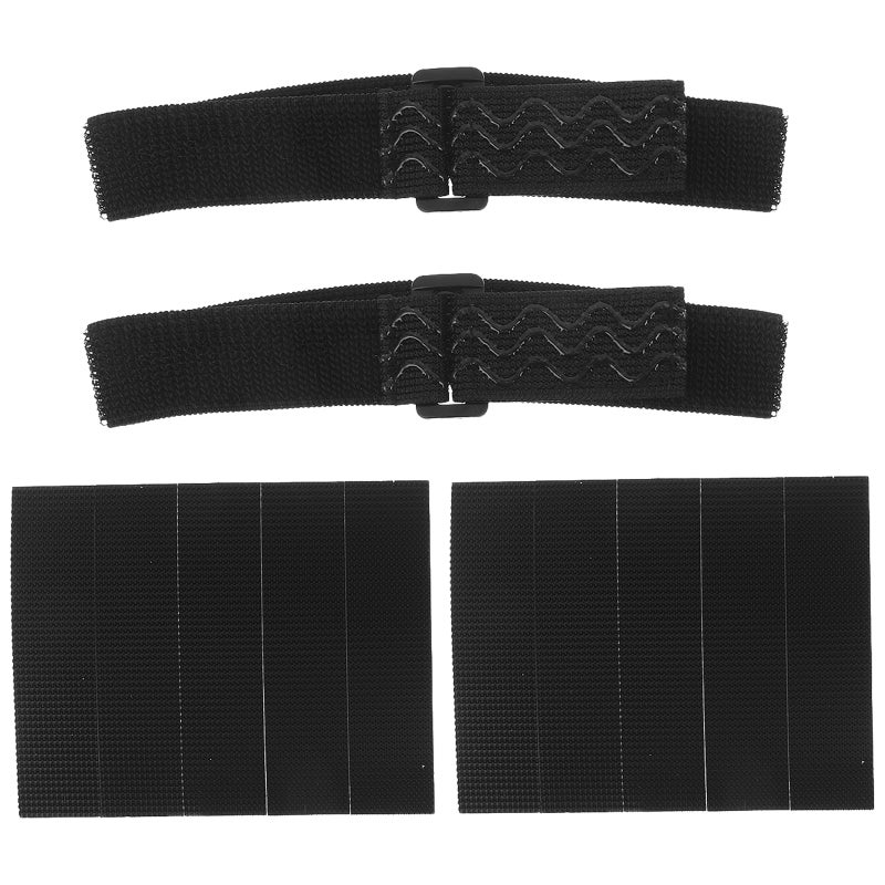 1 Set Boot Straps for Thigh High Boots - Adjustable Elastic Belt with Adhesive Tape - Anti- Straps to Prevent Slouching - Fixed Belt for Women’s Knee Shoes - Image 1