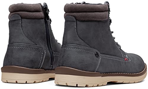 Vostey Men's Chukka Boots Motorcycle Casual Hiking Boot for Men(BMY671B Grey 11) - Image 3