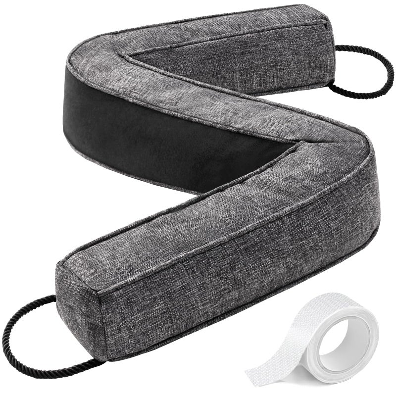 Comfyanno Weighted Door Draft Stopper, 36'' Draft Stopper for Bottom of Door, Under Door Cold Air, Light, Noise Sound Odor & Dust Blocker Guard for Door Bottom Gap - Image 1