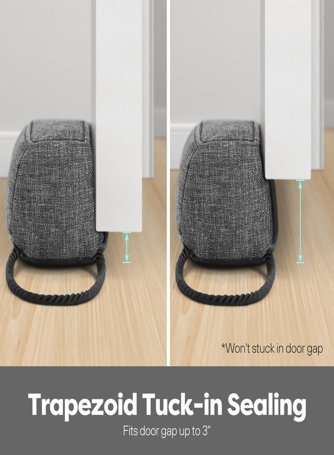 Comfyanno Weighted Door Draft Stopper, 36'' Draft Stopper for Bottom of Door, Under Door Cold Air, Light, Noise Sound Odor & Dust Blocker Guard for Door Bottom Gap - Image 4
