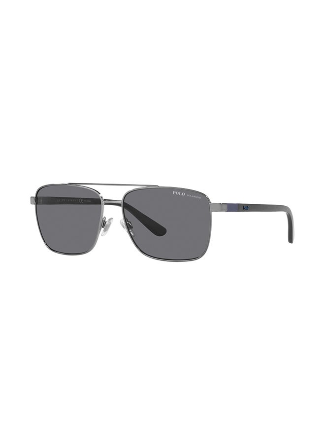 POLO RALPH LAUREN - Men's Rectangle Sunglasses - PH3137 900281 59 - Lens Size: 59 Mm - Image 1