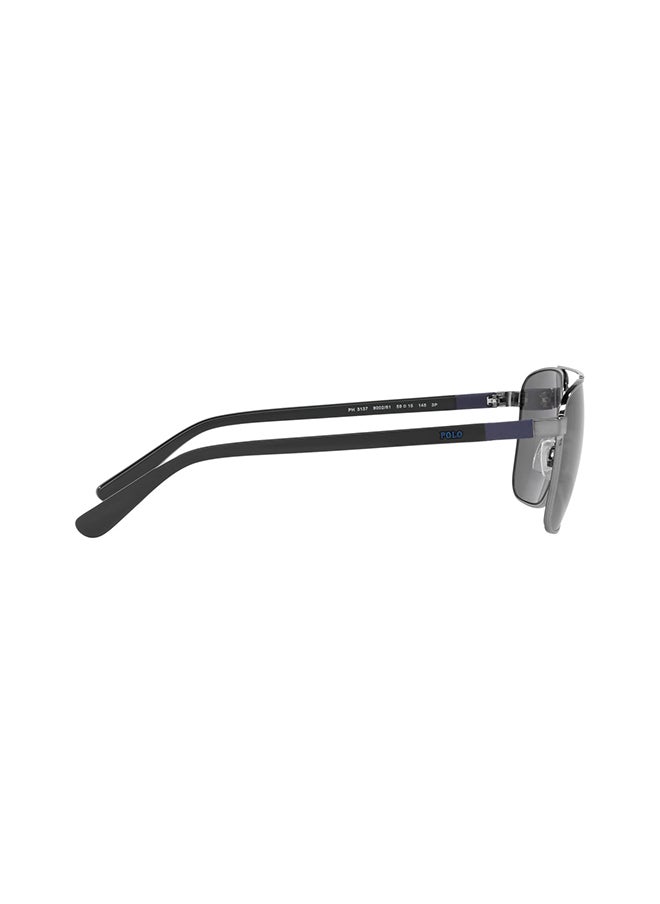 POLO RALPH LAUREN - Men's Rectangle Sunglasses - PH3137 900281 59 - Lens Size: 59 Mm - Image 1