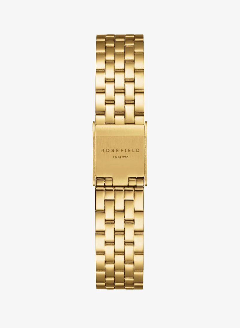 Rosefield  Rosefield The Boxelle Champagne dial Gold Steel Strap Women Watch, BCGSG-B04 for Women | Best Price UAE