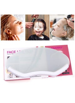 EBANKU 100 PCS Microblading Makeup Shower Face Shields Visors, Disposable Face Shields Masks for Hairspray Salon Supplies and Eyelash Extensions Eye Eyelid Surgery Aftercare  - Image 1