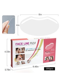 EBANKU 100 PCS Microblading Makeup Shower Face Shields Visors, Disposable Face Shields Masks for Hairspray Salon Supplies and Eyelash Extensions Eye Eyelid Surgery Aftercare  - Image 2
