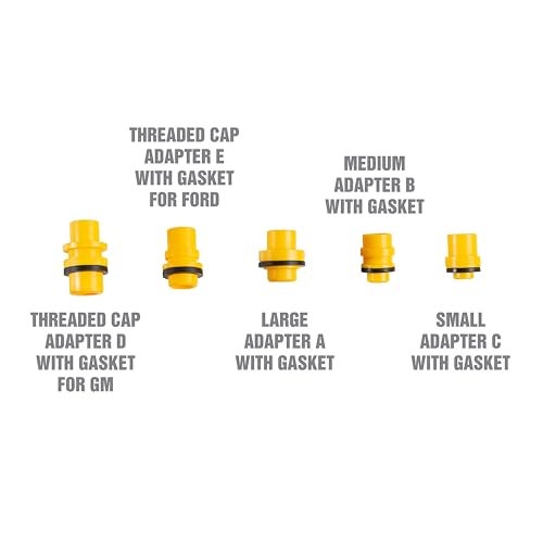 OEMTOOLS No-Spill Coolant Funnel Kit, 15 Piece Fluid and Oil Funnel Set, Allows Access To Hard-To-Reach Radiators - Image 4