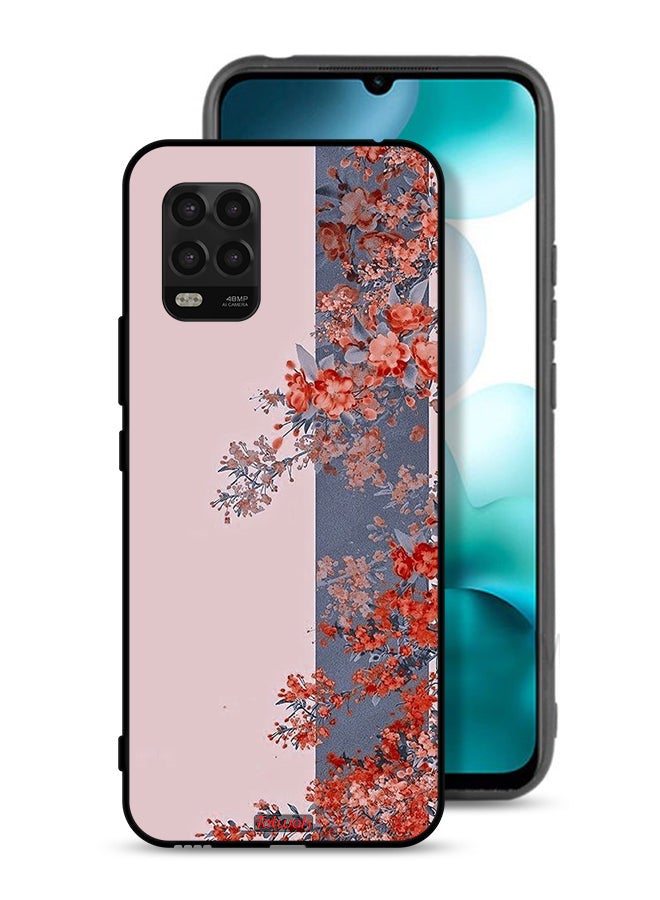 Tolwak Xiaomi Mi 10 Lite 5G Protective Case Cover Tree Leaves And Flowers Art - Image 1