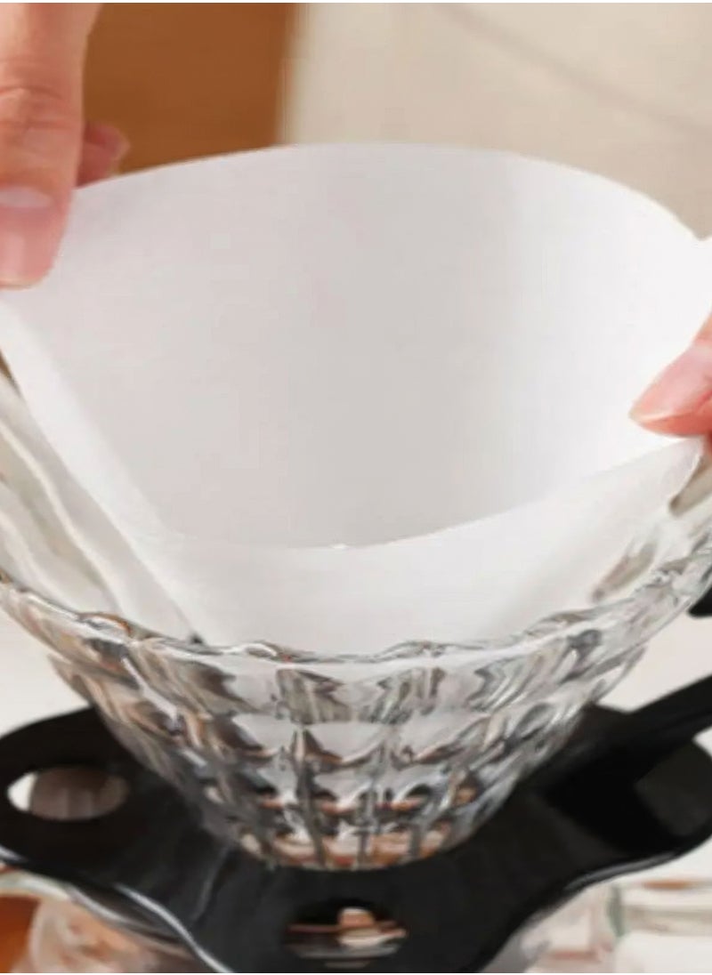 Generic - Coffee Filters #4 Cone Shape, White, 40 Count Easy to Clean and Convenient for Brewing - Image 1