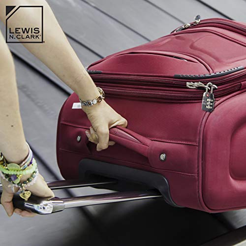 Lewis N. Clark Travel Sentry TSA-Approved Luggage Lock, Large 3 Dial Combination with Easy Read Dials - Green - Image 4