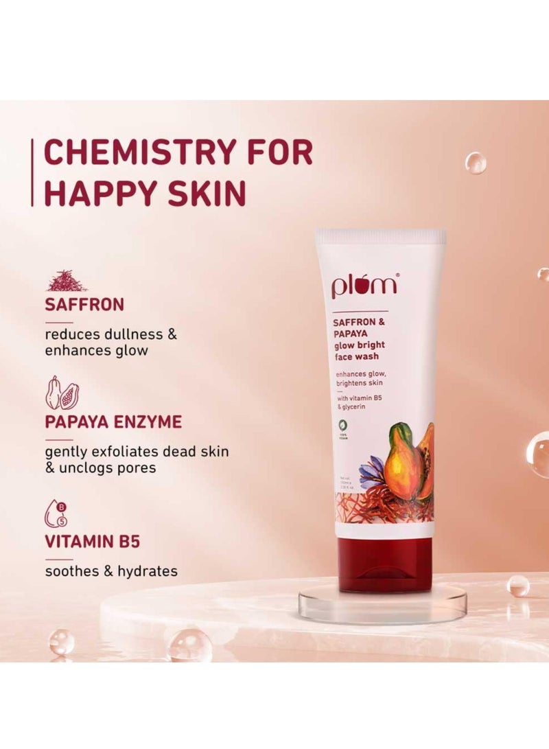 بلوم غسول وجه مُشرق بخلاصة البرقوق والزعفران والبابايا مع فيتامين ب5 | يُعزز إشراقة البشرة ويُضفي عليها إشراقة | لا يُجفف البشرة | لجميع أنواع البشرة | غسول وجه جل مُشرق للنساء والرجال | لجميع أنواع البشرة | 100 مل - Image 4