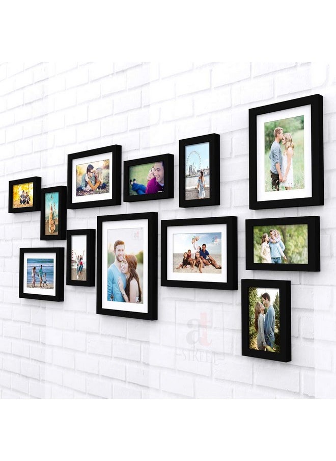 Art Street Nebula photo frame Set of 12 Individual Wall Photo Frames - Black(4X6-7 UNIT, 6X8-4 UNITS, 8X10- I UNIT) - pzsku/Z503CF51C97FCCE8A5721Z/45/_/1740982971/9457ad72-6a96-490a-b956-8084b0e60b7a