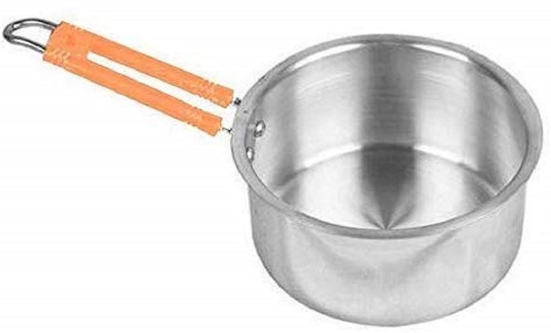 JGS Aluminium Heavy Multpurpose Saucepan Milk Tea Pan with Stainless Steel Bakelite Handle for Home and Kitchen 300 MLTea Coffee Milk Pot Pan
