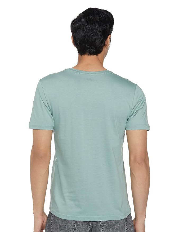 fyltr Men's Solid T-Shirt - Half Sleeve | Round Neck | 100% Cotton | Regular Fit T-Shirt (Pack of 2) - Image 2