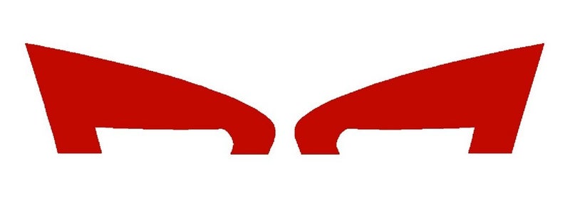 SlickMod Precut Vinyl Tint Overlay for 20062008 BMW 3 Series E90 Sedan Reverse Taillight Signal LCI Style Red