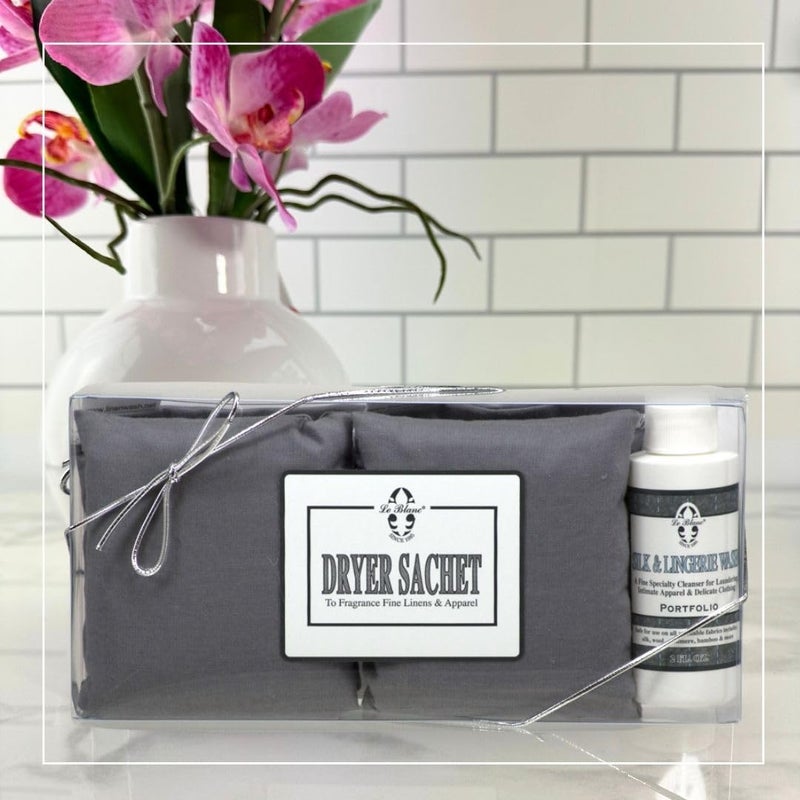 Le Blanc Portfolio Double Pack Dryer Sachet - Luxury Scented Fabric Sachet for Your Dryer (1 Pack) - Image 2