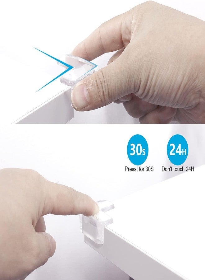 ATCAN 10 Pack Corner Guards, Clear Corner Protectors with Strong Adhesion, Baby Proof Bumper & Cushion for Sharp Furniture & Table Edges, L-Shaped Design to Prevent Child Head Injuries - Image 5