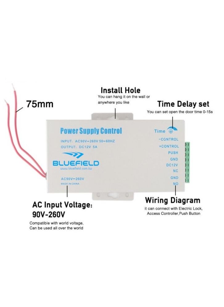 Bluefield Power Supply Control DC12V 5A  - Image 3