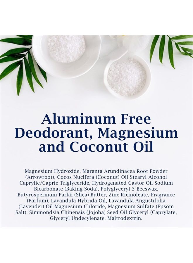 Dr Teal's Aluminum Free Deodorant - Coconut Oil - Paraben & Phthalate Free - 2.65 oz
