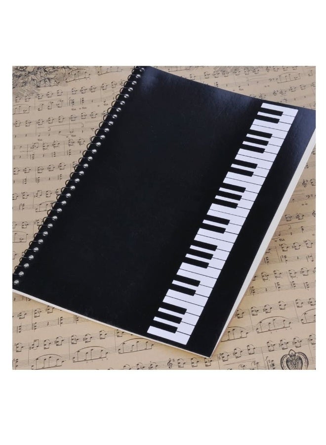 Stave Notebook, Musical Notation Staff Music Manuscript Paper Blank Sheet Composition with 50 Pages