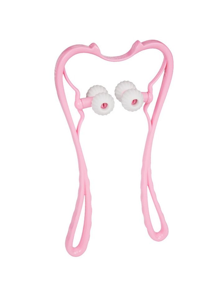 DubaiGallery 4 Wheel Neck Massager Neck Shoulder Therapy Dual Trigger Self Massage Point Roller Back Stretcher Deep Massage Tools - Image 2