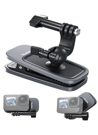 GoPro 12 Backpack Clip Mount 360 Swivel Ball Joint Shoulder Bag Belt Strap Mounts Accessories for GoPro 12 11 10 9 8 7 6 5 Insta 360 X3 Ace Pro DJI Action 3 4 Osmo Pocket 3 Bike Motorcycle Accessory - pzsku/Z503DA7AA41DAB8BD0B39Z/45/_/1723109863/e6cda6cc-58be-4427-9709-05754ede873c