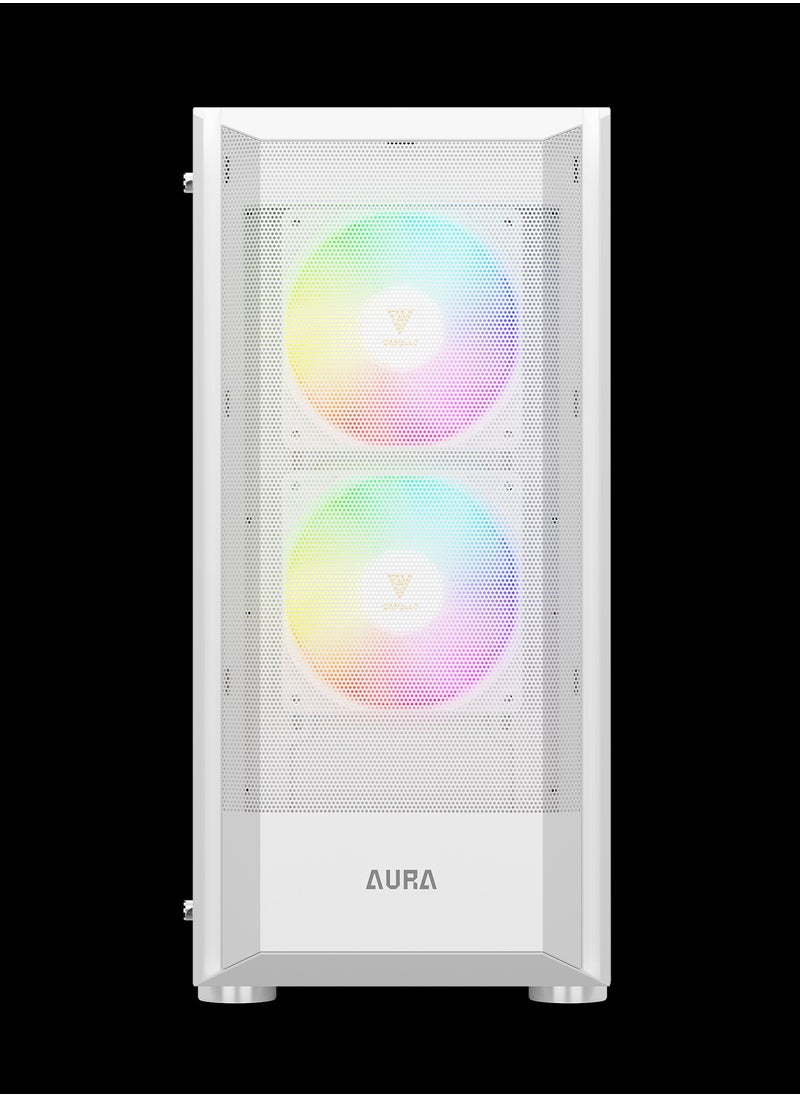 GAMDIAS AURA GC6 WH ARGB FINE MESH ARGB MID-TOWER CASE  - Image 4