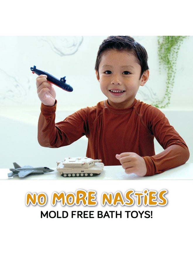 SplashEZ Mold Free Bath Toys For Babies & Toddlers, No Hole Bath Toys, Army Bath Toys No Mold For Tub, Beach, Pool, Bpa-Free, Safe, Fun Infant Baby Bath Toys No Holes 0 1-3 6 12 18 Months  - Image 3