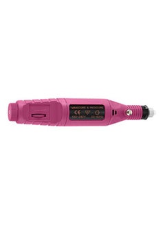 NIBEMINENT 6 Bits Pen Shape Electric Nail Drill Machine Pink  - Image 2