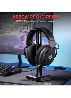 H858 REDRAGON ARROW PRO CARBON WIRELESS GAMING HEADPHONES - pzsku/Z503DCA8F20DB259F8324Z/45/_/1738768250/93f73914-caa2-4c99-9b6e-4fd0da39c9de