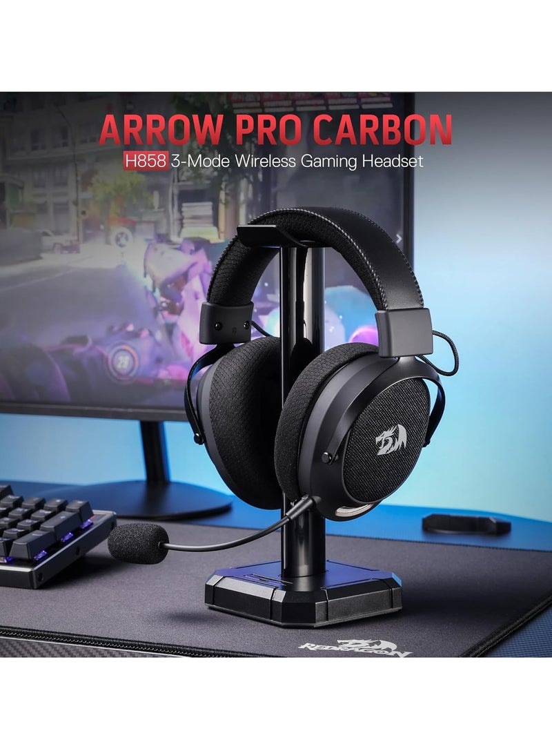 REDRAGON H858 REDRAGON ARROW PRO CARBON WIRELESS GAMING HEADPHONES - Image 2