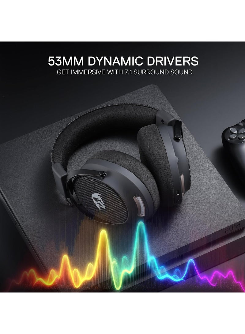 REDRAGON H858 REDRAGON ARROW PRO CARBON WIRELESS GAMING HEADPHONES - Image 5