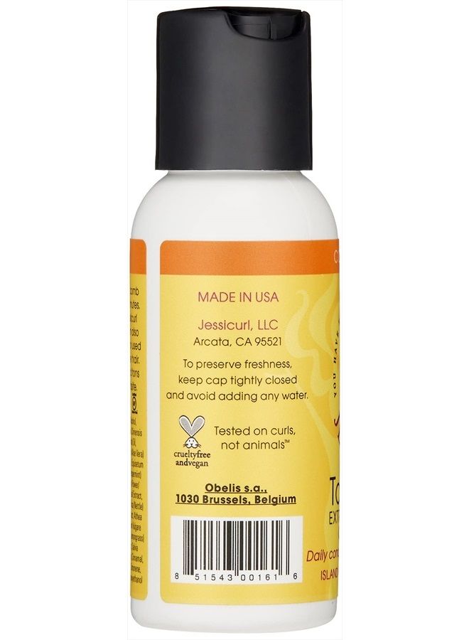 Jessicurl , Too Shea! Extra Moisturizing Conditioner for Curly Hair, Island Fantasy, 2 Fl oz. Leave in Conditioner for Dry Hair, Anti Frizz Hair Products - Image 3