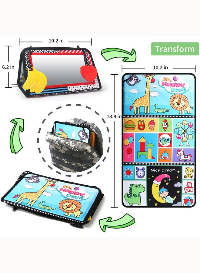 Baby Hand Tear Book, Baby tearing book by hand， Baby early education cloth book, Folding baby cloth book, head-up training, early education, Suitable for 0-3 year olds  - Image 2