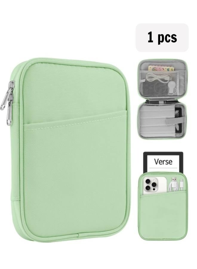 9-11 Inch Tablet Sleeve Bag Carrying Case for iPad (A16) 11th Gen 11", iPad 10th Gen 10.9" Air 5/4, i-Pad Air/Pro 11", i-Pad 9/8/7th, Galaxy Tab A9+ Plus 11", Remarkable 2 10.3", Light Green - Image 1